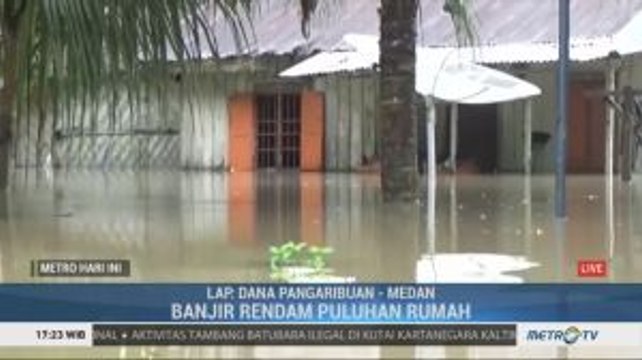 Banjir Rendam Puluhan Rumah di Kabupaten Batubara