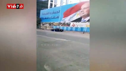 انتظام الحالة المرورية فى شوارع وميادين الجيزة