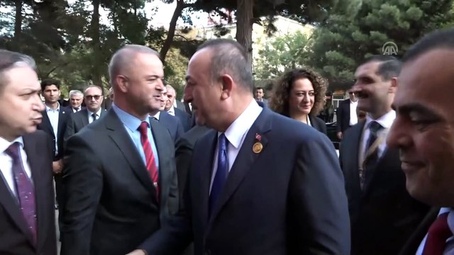 Dışişleri Bakanı Çavuşoğlu, Azerbaycan'da Ziraat Bankası şubesi açılışına katıldı - BAKÜ