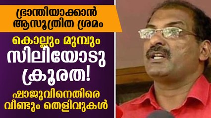 സിലിക്കു ഭ്രാന്തുണ്ടെന്നു വരുത്തിത്തീര്‍ക്കാന്‍ ആസൂത്രിത ശ്രമം നടന്നു, തെളിവുകള്‍ ഷാജുവിനു നേരെ?