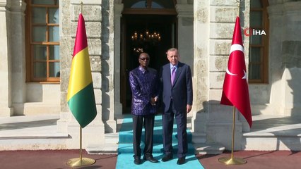 Cumhurbaşkanı Erdoğan, Gine Cumhurbaşkanı Conde ile görüşüyor
