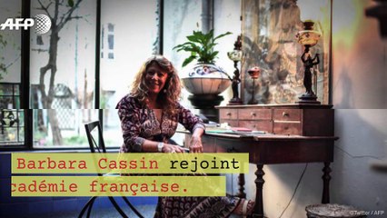 La philosophe Barbara Cassin accueillie à l’Académie française