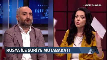 İsmail Saymaz ve Merve Şebnem Oruç canlı yayında yine biribirine girdi_