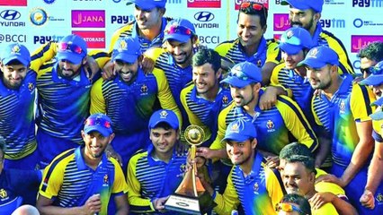Vijay Hazare trophy : Karnataka lifts the cup for the 4th time after beating Chennai