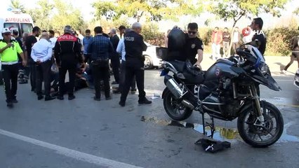 Muğla'da kaza: 2 polis yaralı