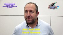 Hockey sur glace Interview Eric Sarlieve Coach des Sangliers Arvernes  Clermont-ferrand - 1 6ème de finale Coupe de France 2019-10-22 (Clermont_VS_Bordeaux)