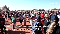 Australie: le rocher d'Uluru, sacré pour les aborigènes, est désormais fermé