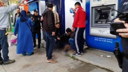 ATM önünde sıra beklerken silahlı saldırıya uğradı - SAMSUN