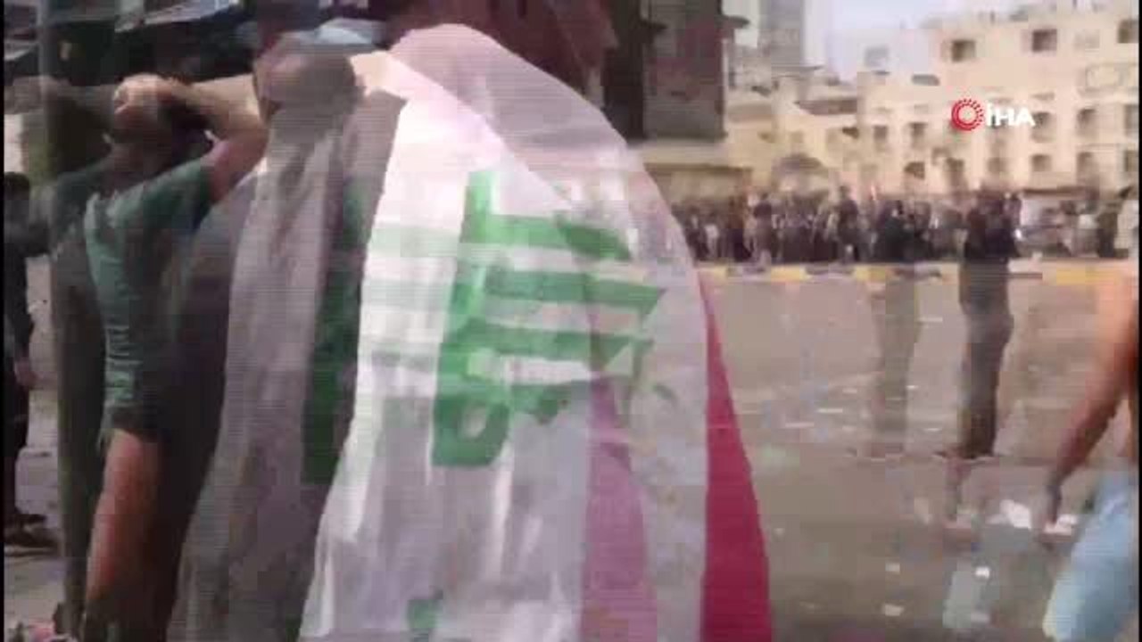 - Irak'ta Şiddet Tırmanıyor- Kafasına Göz Yaşartıcı Gaz Bombası İsabet Eden 2 Kişi Öldü