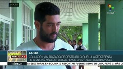 Cubanos se solidarizan con Lula y condenan declaraciones de Bolsonaro
