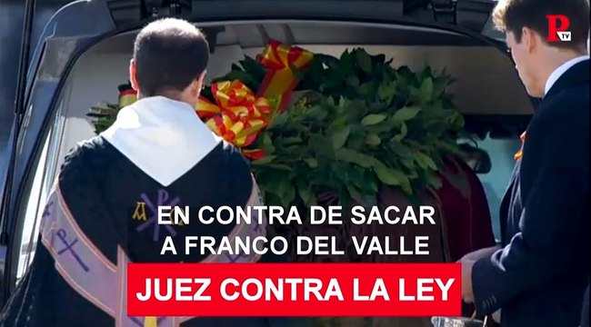 En contra de sacar a Franco del Valle de los caídos
