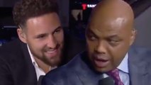Charles Barkley Gets In Klay Thompson’s Face & TRASHES The Golden State Warriors!