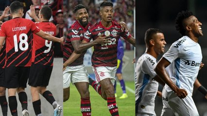 As goleadas do seu time nesta temporada do futebol nacional