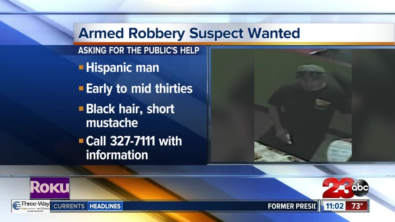 Armed Robbery Suspect Wanted