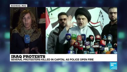 FRANCE 24 reports from Baghdad: ‘al-Sadr supporters waiting for instructions whether to join protest’