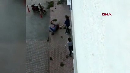 Uyuşturucu kullanan genç sokakta kriz geçirdi