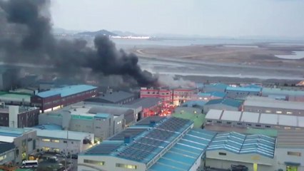 인천남동공단 공장 화재...4시간 만에 진화 / YTN