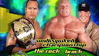 The Rock vs Brock Lesnar WWE Summerslam 2002 Promo