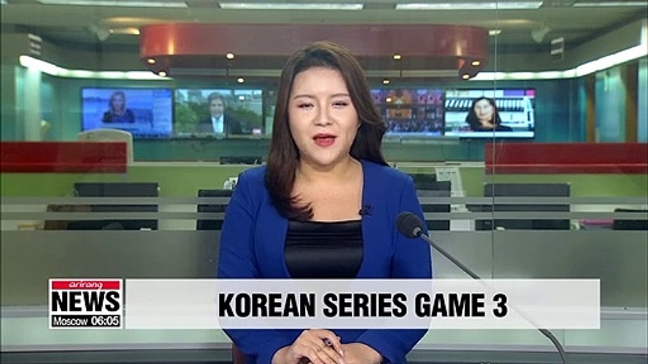 Bears beat Heroes in Game 3 to move within one win of S. Korean baseball championship