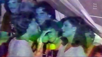 Victoria Principal and Andy Gibb in Miami