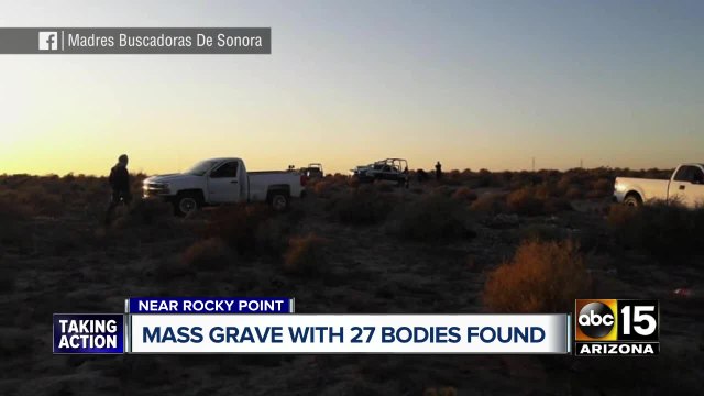 Searchers say 42 bodies found near Mexican resort of Rocky Point