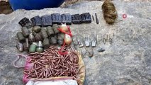 PKK'ya ait 15 adet el bombası ile 2 adet EYP düzeneği ele geçirildi