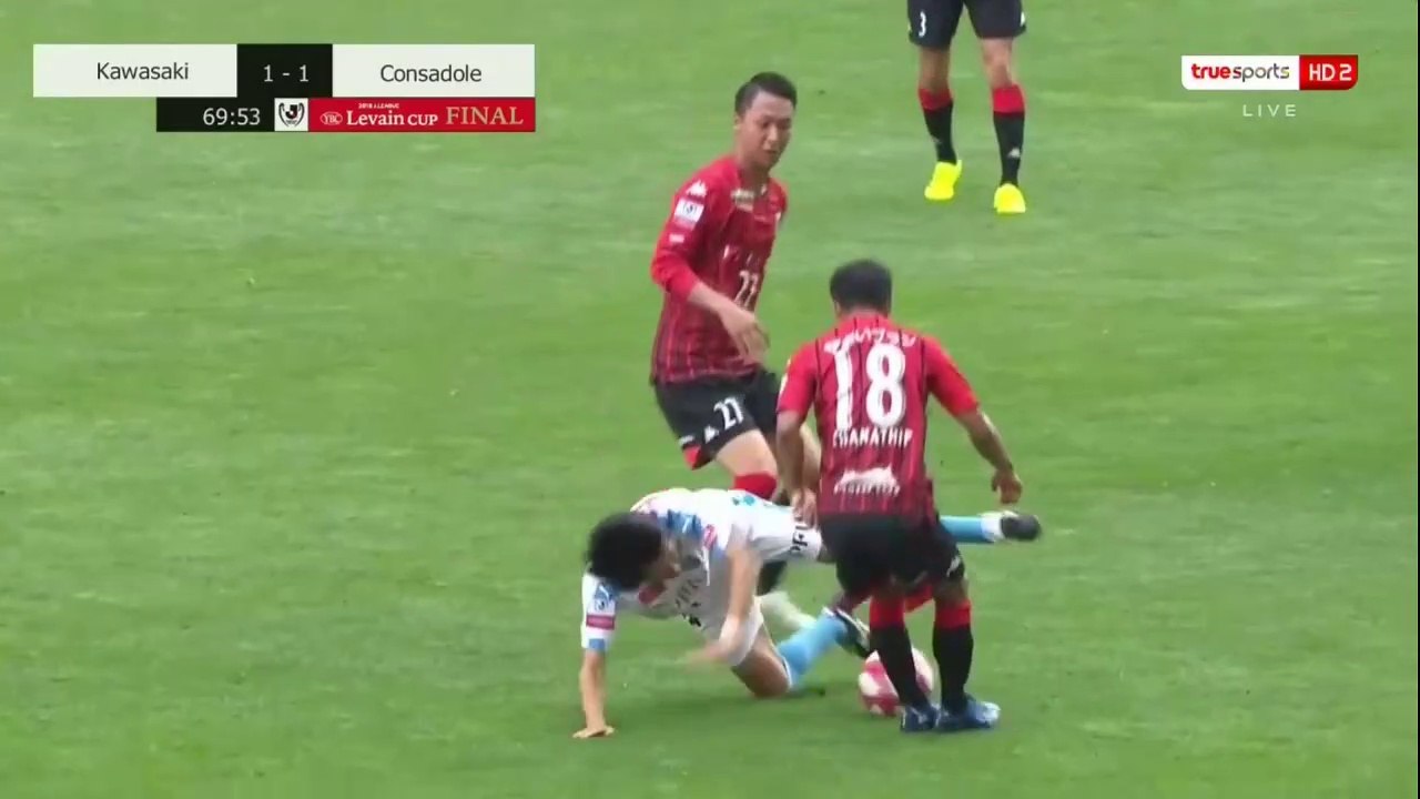 คอนซาโดเล่ ซัปโปโร vs คาวาซากิ ฟรอนตาเล่ (ครึ่งหลัง) J.League YBC Levain Cup | Consadole Sapporo vs Kawasaki Frontale (Second-half) (北海道コンサドーレ札幌 × 川崎フロンターレ )