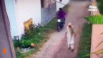 मंदिर से लौट रहीं बुजुर्ग महिला से लूट, रास्ता पूछने के बहाने 18 सेकंड्स में बालियां झपटकर बदमाश फरार