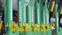 Menjajal Skuter Listrik Grab Wheels di Jakarta