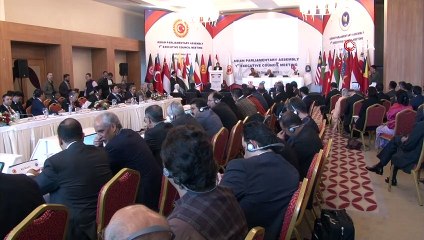 17 ülkeden temsilcilerin katıldığı Asya Parlamenter Asamblesi 1. yürütme kurulu toplantısı Rize'de yapıldı