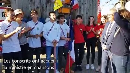 La ministre Roxana Maracineanu a été bien accueillie à Berrwiller