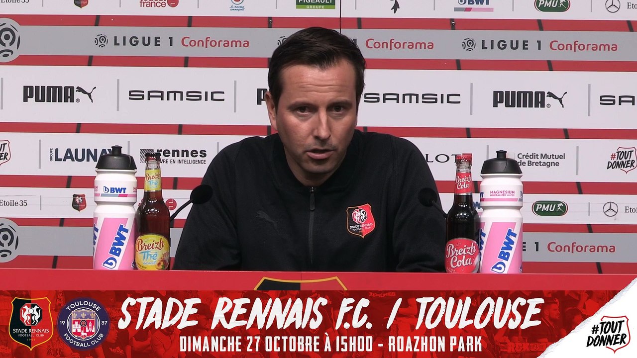 J11. Stade Rennais F.C. / Toulouse - conférence de presse