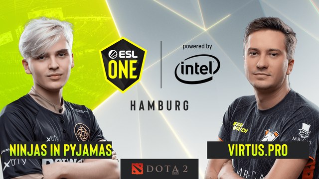 Dota2 - Ninjas in Pyjamas vs. Virtus.pro - Game 1 - Lowerbracket - ESL One Hamburg 2019