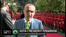 Pamje nga ceremonia shtetërore- Ilir Meta pret presidentin e Maqedonisë së Veriut