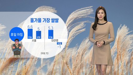 [날씨] 내일 올가을 들어 가장 쌀쌀...대관령 영하 1도  / YTN