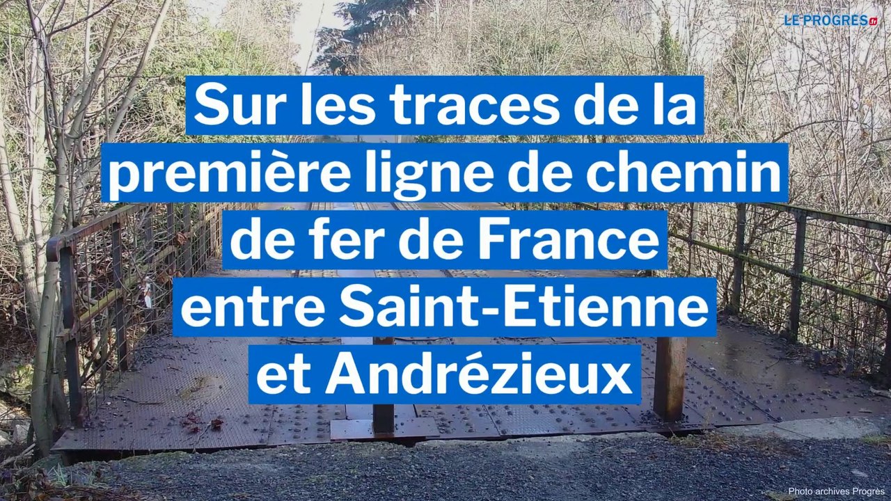 La première ligne de chemin de fer de France reliait Saint-Etienne à Andrézieux