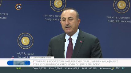 #CANLI Dışişleri Bakanı Çavuşoğlu konuşuyor
