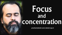 Acharya Prashant, with students: The difference between focus and attention