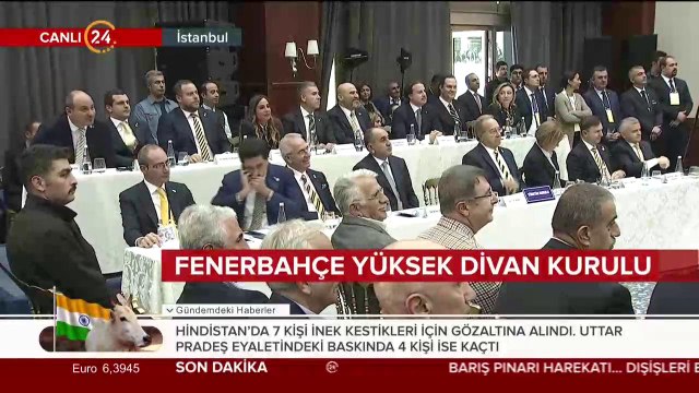 #CANLI Erdoğan Fenerbahçe Yüksek Divan Kurulu Toplantısında
