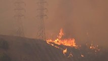 Nueve incendios arrasan varias zonas de California