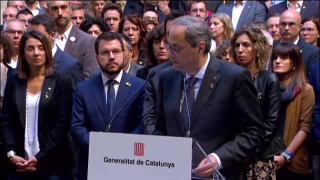 Quim Torra avisa de que lo volverán a hacer: Spain, sit down and talk
