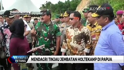 Mendagri Tinjau Jembatan Holtekamp di Papua