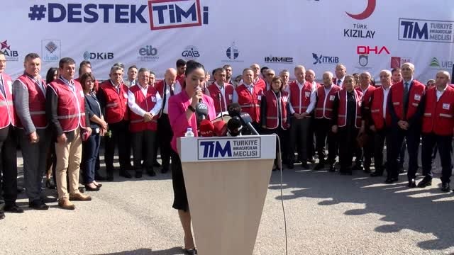 Gaziantep tim'den, suriye sınırına 35 tır yardım