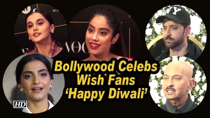 Descargar video: Bollywood Celebs Wish Fans 'Happy Diwali'