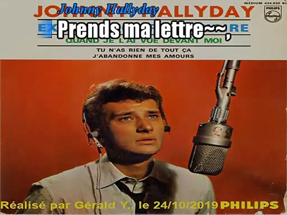 Johnny Hallyday_J'abandonne mes amours (GV)(1964)