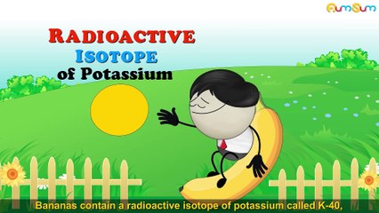 Can Bananas  cause Radiation Poisoning