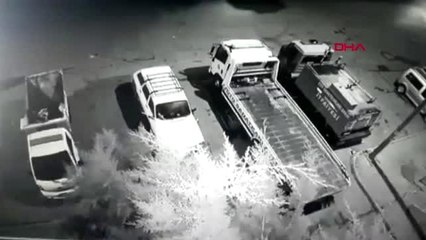 Kayseri itfaiye aracının aküsünü çaldılar