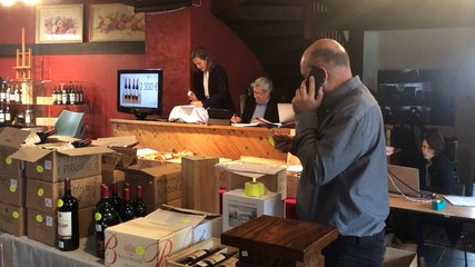 Des centaines de grands crus aux enchères