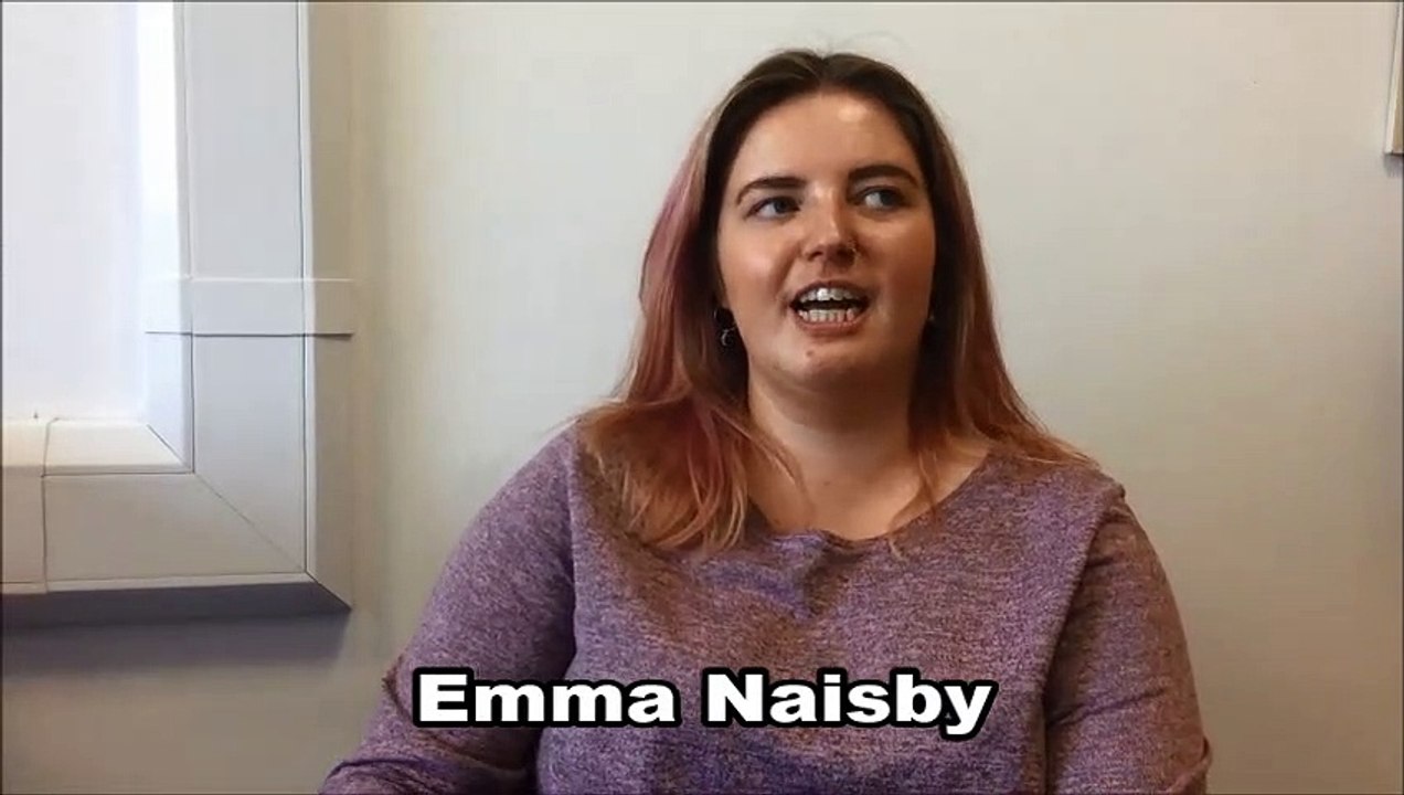 University of Sunderland student Emma Naisby urges others to get help with their mental health.