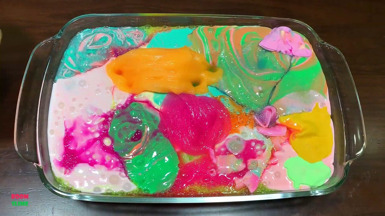 Festival of Colors !! Mixing Random Things Into Slime !! Satisfying Homemade Slime Smoothie #724